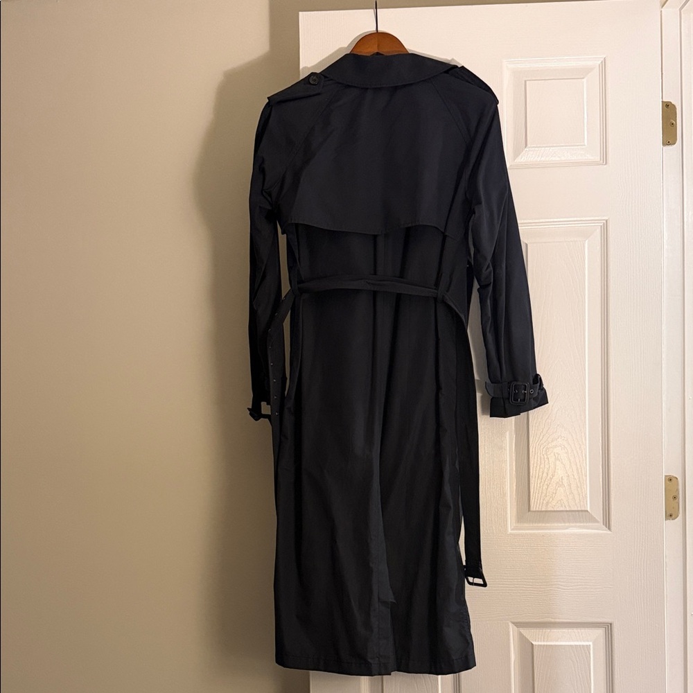Nili Lotan Tanner Trench Coat- Dark Navy - Picture 7 of 11